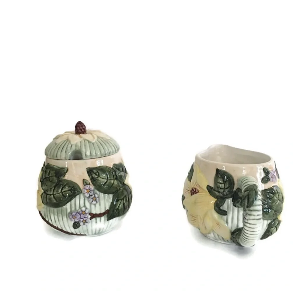 Ganz Sugar Bowl And Creamer Pitcher